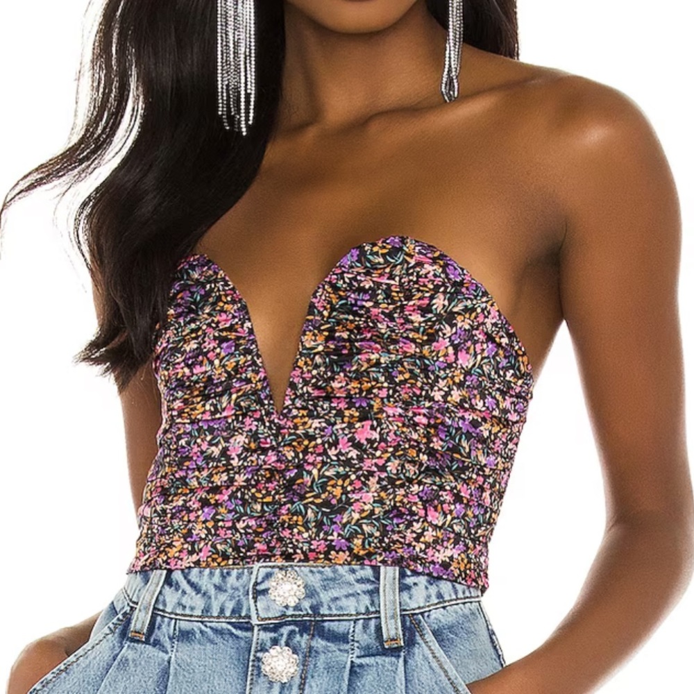 Size Medium Lovers and Friends Floral Corset (New with tags) - Picture 5 of 7